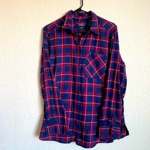 Express Flannel Boyfriend Shirt